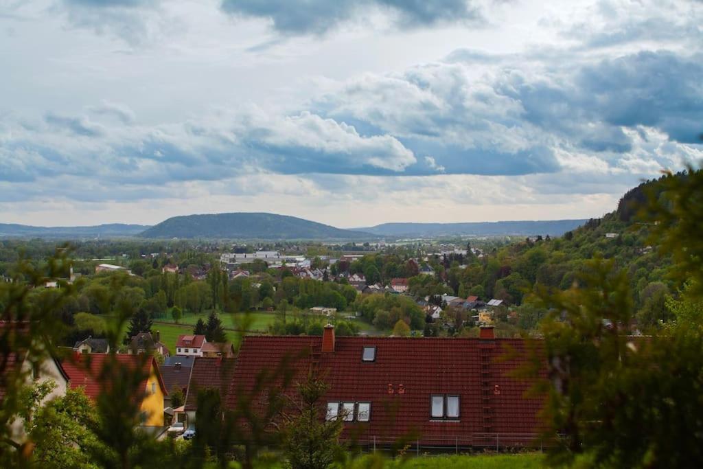 Ferienhaus Sonnenblick Entspannung Mit Sauna Kamin Und Balkon Sonneberg Exteriér fotografie
