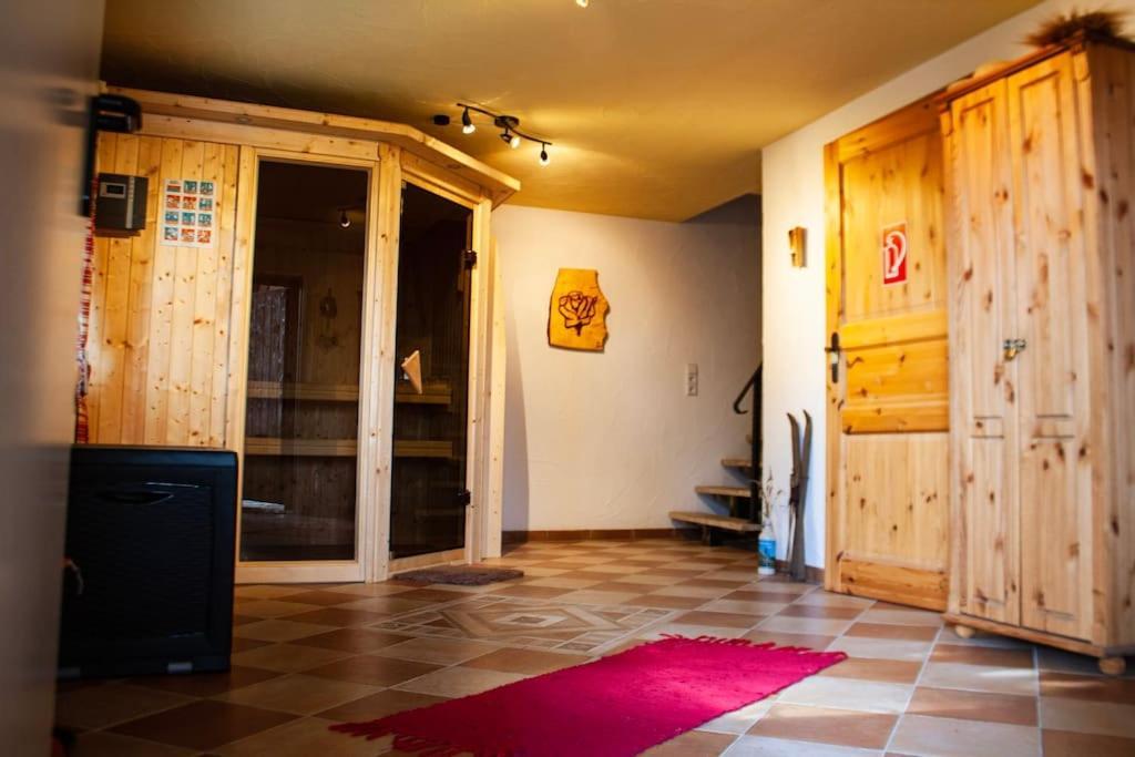 Ferienhaus Sonnenblick Entspannung Mit Sauna Kamin Und Balkon Sonneberg Exteriér fotografie
