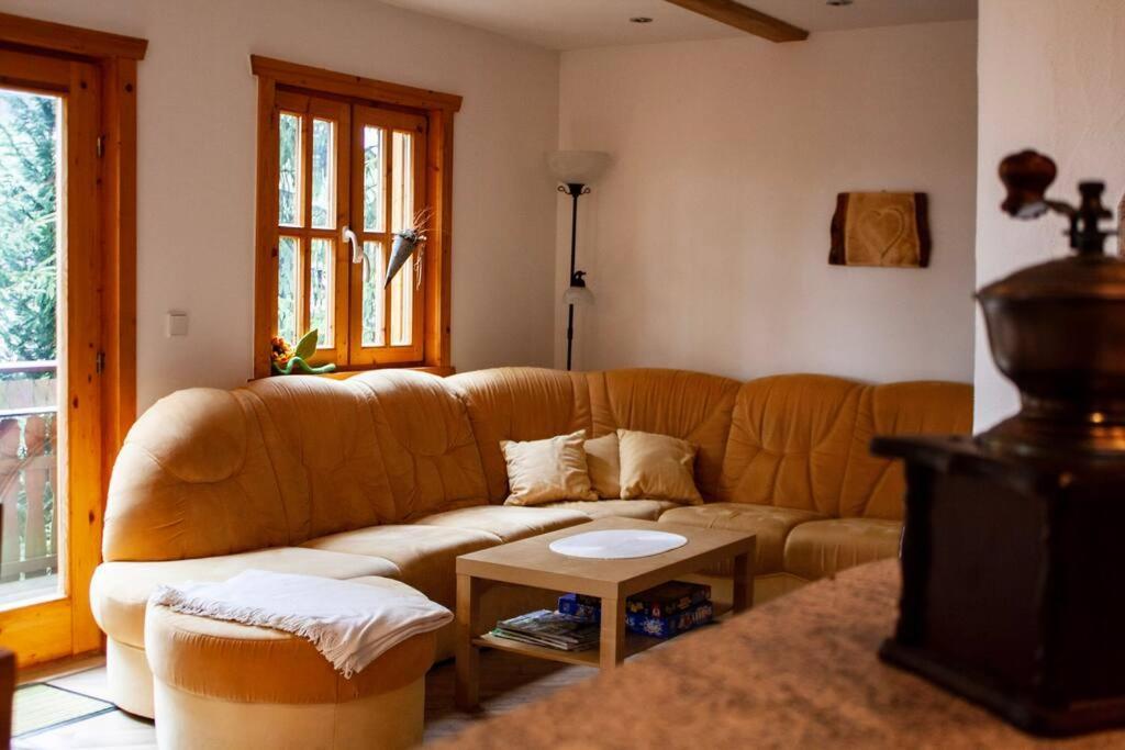 Ferienhaus Sonnenblick Entspannung Mit Sauna Kamin Und Balkon Sonneberg Exteriér fotografie